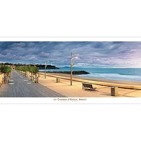 Chambre D'amour, App T2 Recent, Classe 4 Et, Jardin Et Parking Prive A 100 M Des Plages Anglet